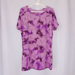 ⭐ All in Motion Girls Activewear Short Sleeve T Shirt Tie Dye Tee crewneck sz: L